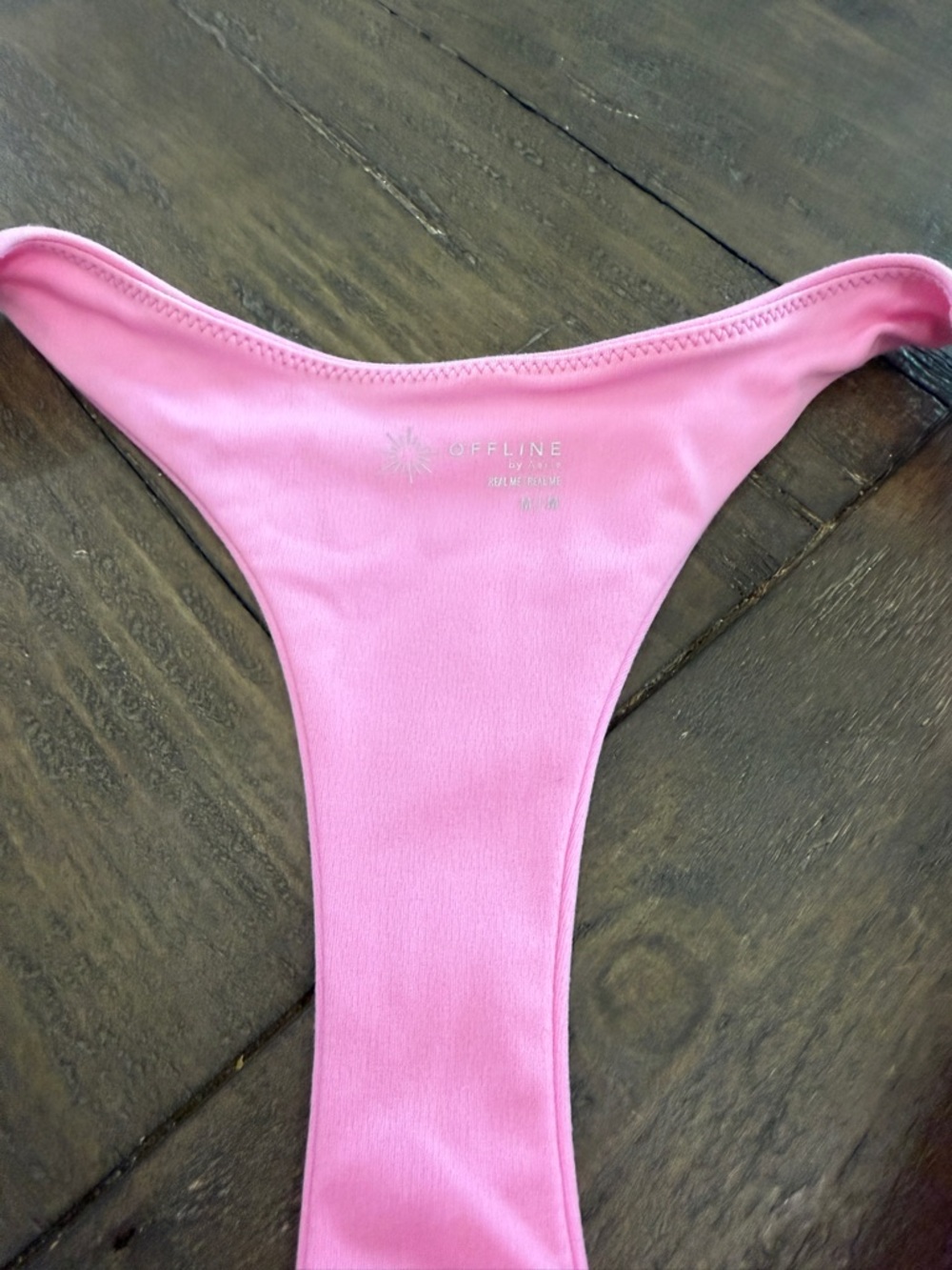AERIE Pink Racerback Romper with Skirted Shorts - Picture 2 of 3